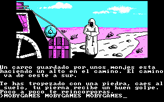 Don Quijote (DOS) screenshot: Monk