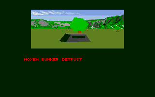 Sherman M4 (DOS) screenshot: Binocular view (VGA)