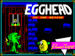 Egghead 2 (ZX Spectrum) screenshot: Loading screen.