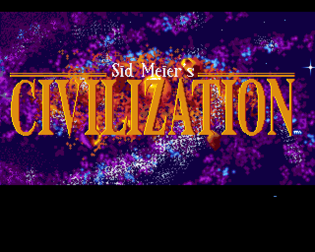 Sid Meier's Civilization (Amiga) screenshot: Title screen