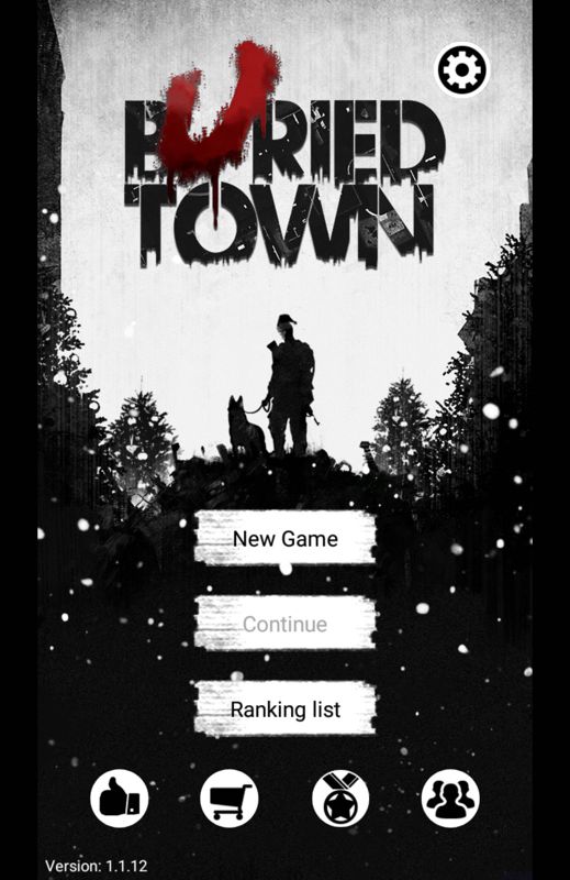 Buried Town (Android) screenshot: Main menu