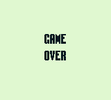 George Foreman's KO Boxing (Game Boy) screenshot: Game over