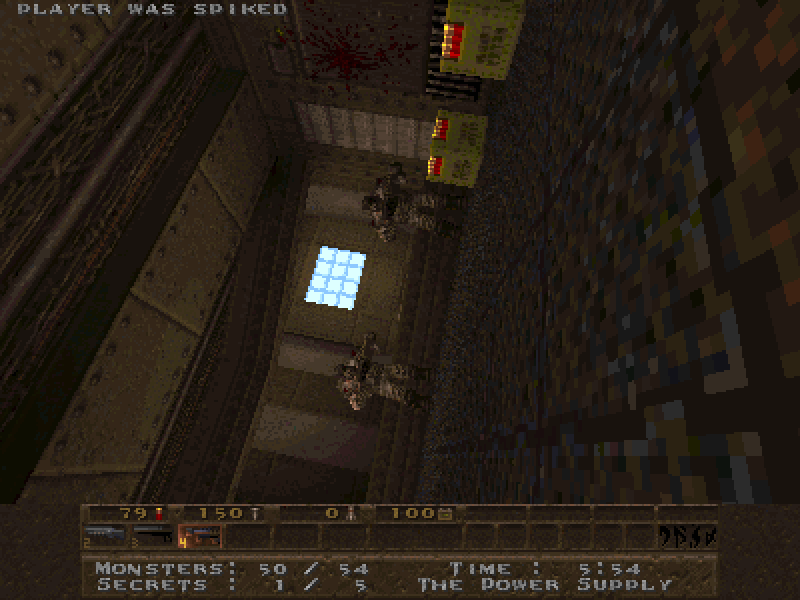 Quake: Episode 5 - Dimensions of the Past (Windows) screenshot: Killed.