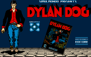 Dylan Dog: Murderers (DOS) screenshot: Title Screen (main part)