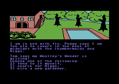 The Archers (Commodore 64) screenshot: Archers Aqua