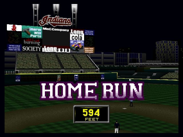 Mike Piazza's Strike Zone (Nintendo 64) screenshot: Home Run.