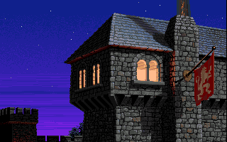 Defender of the Crown II (Amiga CD32) screenshot: A new picture for the love scene.