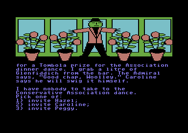 The Archers (Commodore 64) screenshot: Which would make a good couple