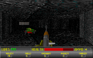 Nerves of Steel (DOS) screenshot: Machine gun