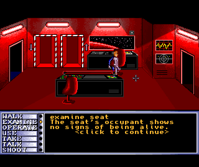Starbase 13 (Amiga) screenshot: The bridge