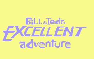 Bill & Ted's Excellent Adventure (Commodore 64) screenshot: Title