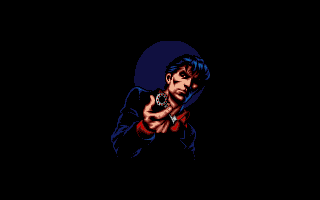 Dylan Dog: Murderers (DOS) screenshot: You took another marked key from the pocked of the murderer recently killed by you...who are you then?...:-)