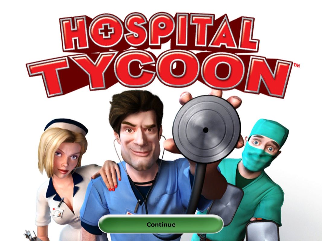 Hospital Tycoon (Windows) screenshot: Title screen