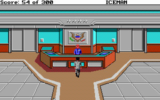 Code-Name: Iceman (DOS) screenshot: Inside the Pentagon