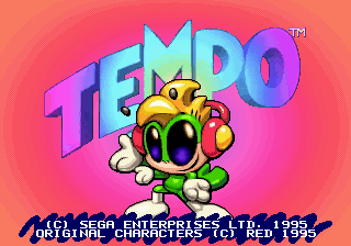 Tempo (SEGA 32X) screenshot: Title Screen