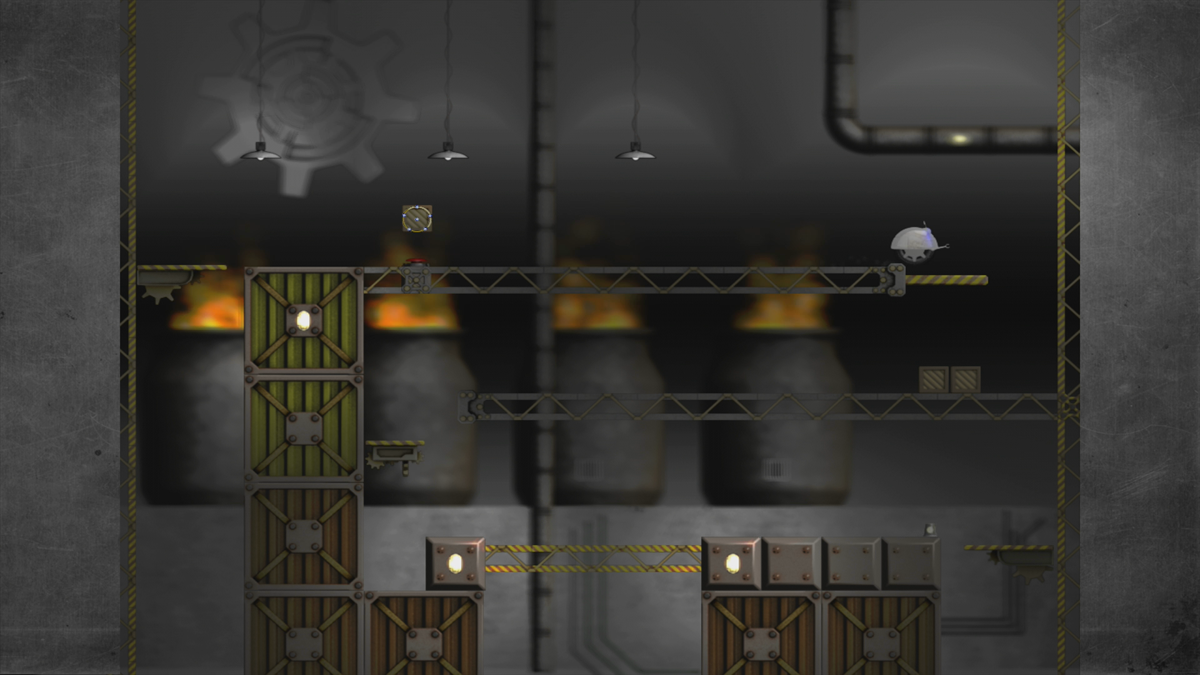 The Factory (Xbox 360) screenshot: We are about to activate the switch (Trial version)