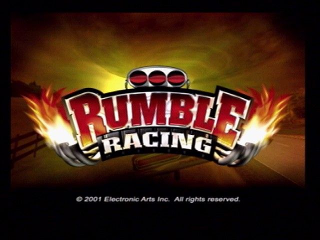 Rumble Racing (PlayStation 2) screenshot: Title screen
