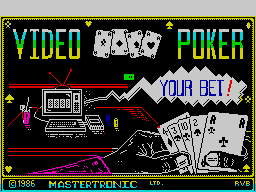 Las Vegas Video Poker (ZX Spectrum) screenshot: Loading screen