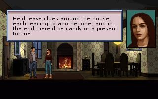 The Samaritan Paradox (Windows) screenshot: Justifying linked-list clue hunting