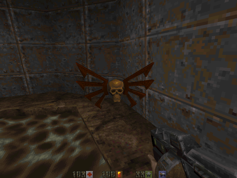 Quake II (Windows) screenshot: This item makes you Immortal for a short time