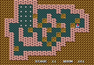 Shove It! The Warehouse Game (Genesis) screenshot: Eleventh stage