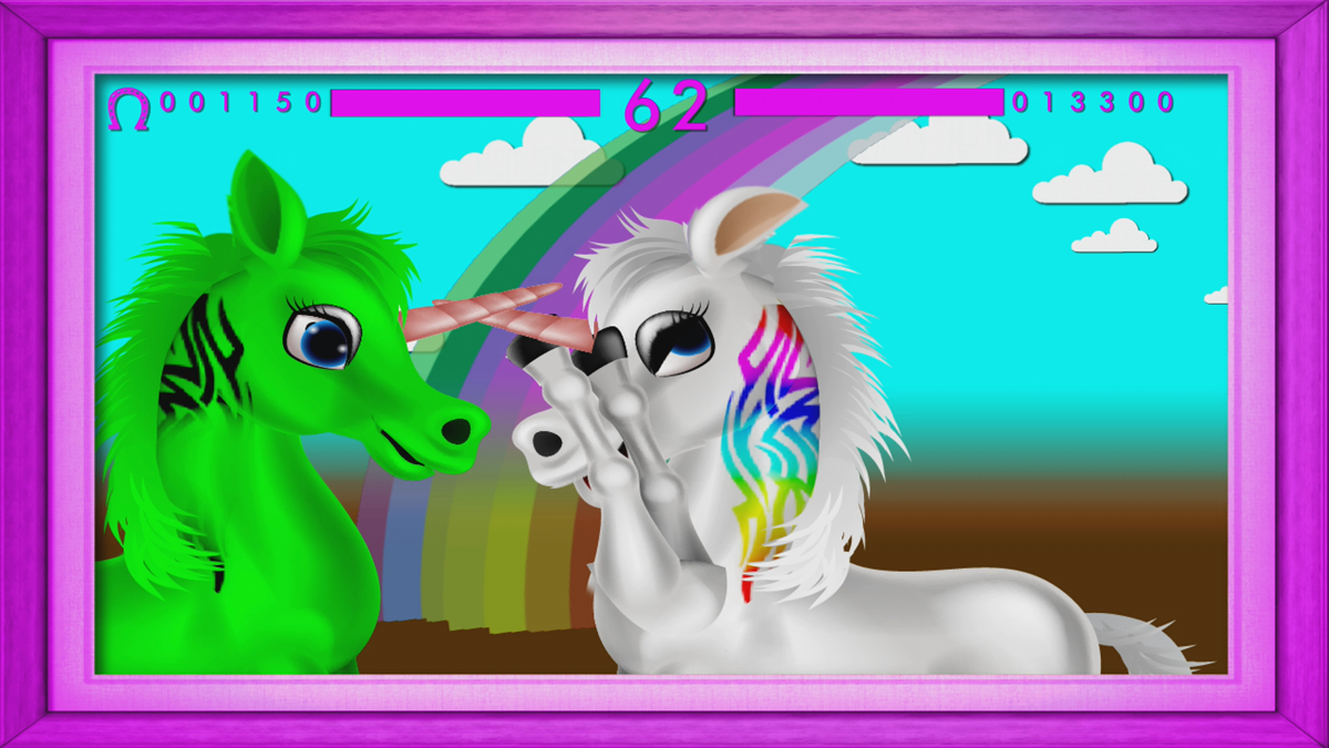 Unicorn Makeout Mania (Xbox 360) screenshot: Blocking (Trial version)