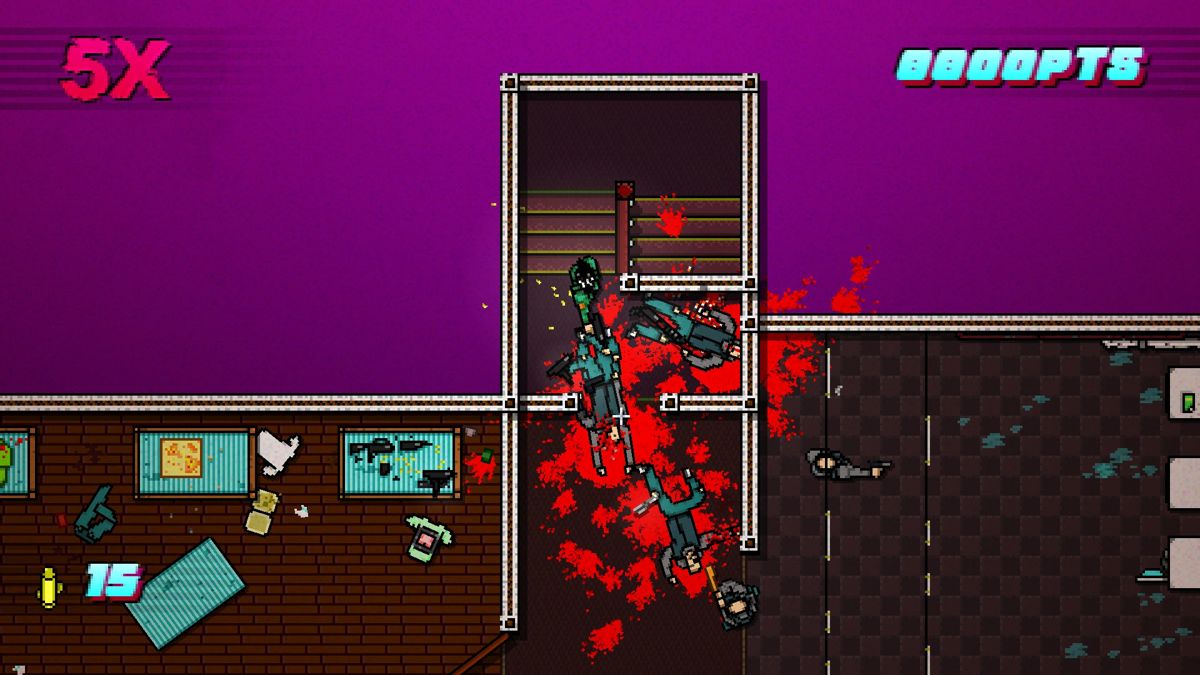 Hotline Miami 2: Wrong Number (Windows) screenshot: Building a combo