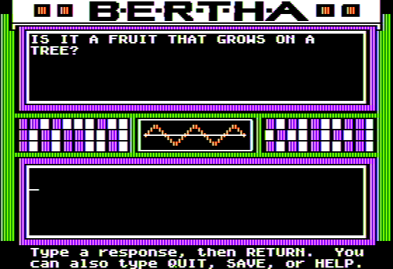 Microzine #25 (Apple II) screenshot: The Learning Machine - The Computer Didn't Know Mango