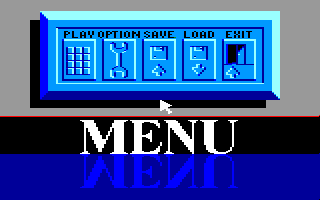 Swap (Amstrad CPC) screenshot: Main Menu