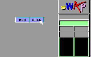 Swap (Amstrad CPC) screenshot: Want to quit?