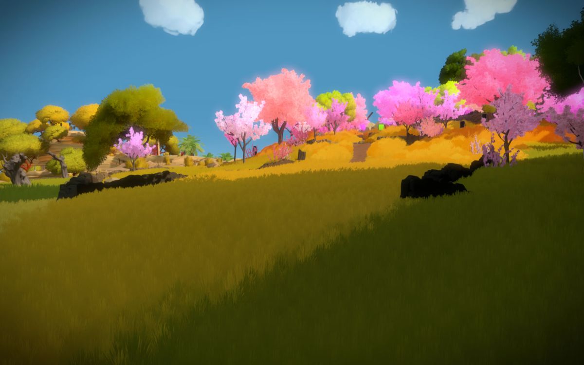 The Witness (Windows) screenshot: There is a lot of exploration to be done.