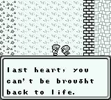 The Final Fantasy Legend (Game Boy) screenshot: Death?