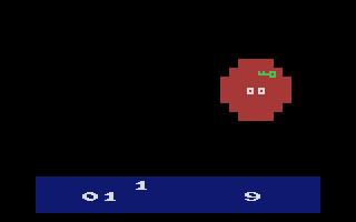 Haunted House (Atari 2600) screenshot: You can't see the walls in the more advanced game variations.