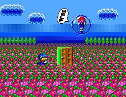 Dynamite Düx (SEGA Master System) screenshot: Help!