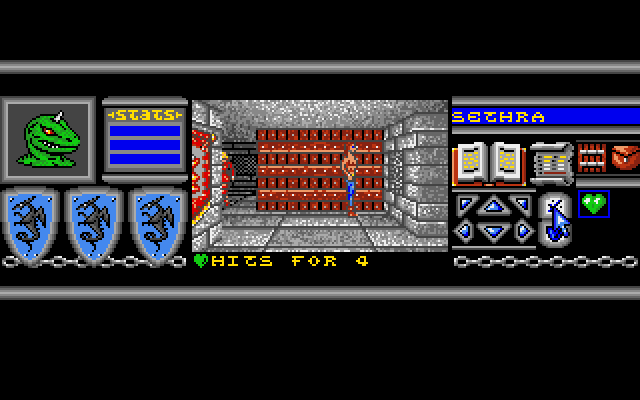 Bloodwych (Amiga) screenshot: Fight!