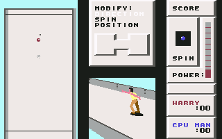 Bocce (Commodore 64) screenshot: I tossed my first ball