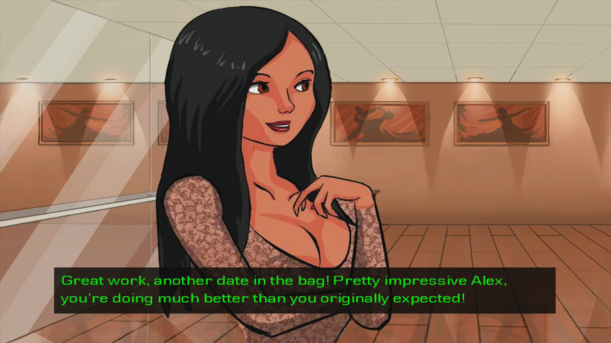 Fantastic Fivesome (Xbox 360) screenshot: Meeting another woman (Trial version)