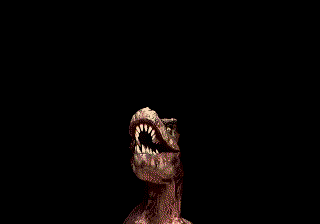 Jurassic Park (Genesis) screenshot: Instead of the usual Sega logo, this is what greets you.