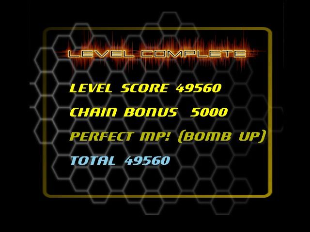 Super Killer Hornet: Resurrection (Windows) screenshot: Level complete