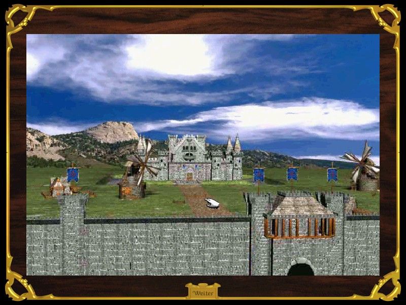 Kaiser: Das Erbe (Windows) screenshot: Your castle