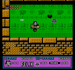 Felix the Cat (NES) screenshot: In a pyramid