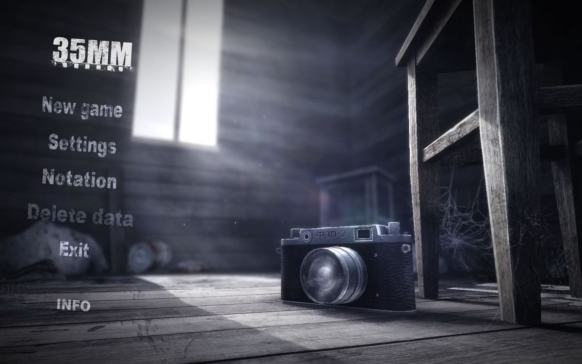 35MM (Windows) screenshot: Main menu