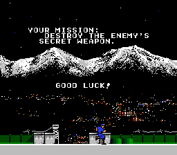 Rush'n Attack (NES) screenshot: Introduction