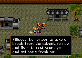 Legend of Wukong (Genesis) screenshot: A prudent suggestion!