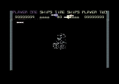Arcadia (Commodore 64) screenshot: They got me.
