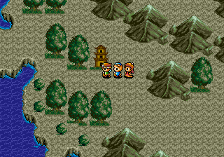 Legend of Wukong (Genesis) screenshot: About to enter a shrine...