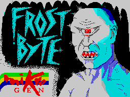 Frost Byte (ZX Spectrum) screenshot: Loading screen