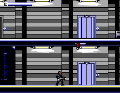 Terminator 2: Judgment Day (SEGA Master System) screenshot: Inside Cyberdyne Systems
