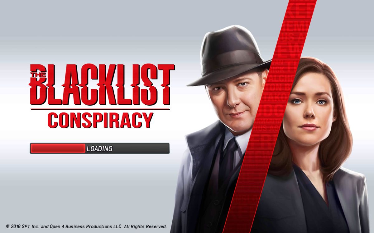 The Blacklist: Conspiracy (Android) screenshot: Loading screen