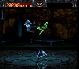 Batman Forever (SNES) screenshot: In training mode, you can also control enemy-characters.